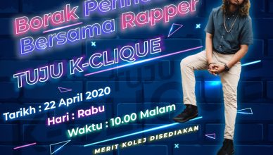 Borak Perindu Bersama Rapper : Tuju K-Clique